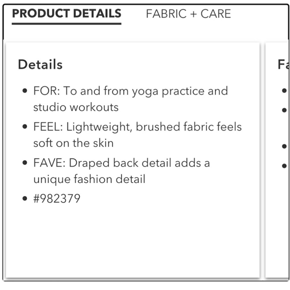 Athleta Harmony Wrap Heathered Ocean Teal - Picture 4 of 7